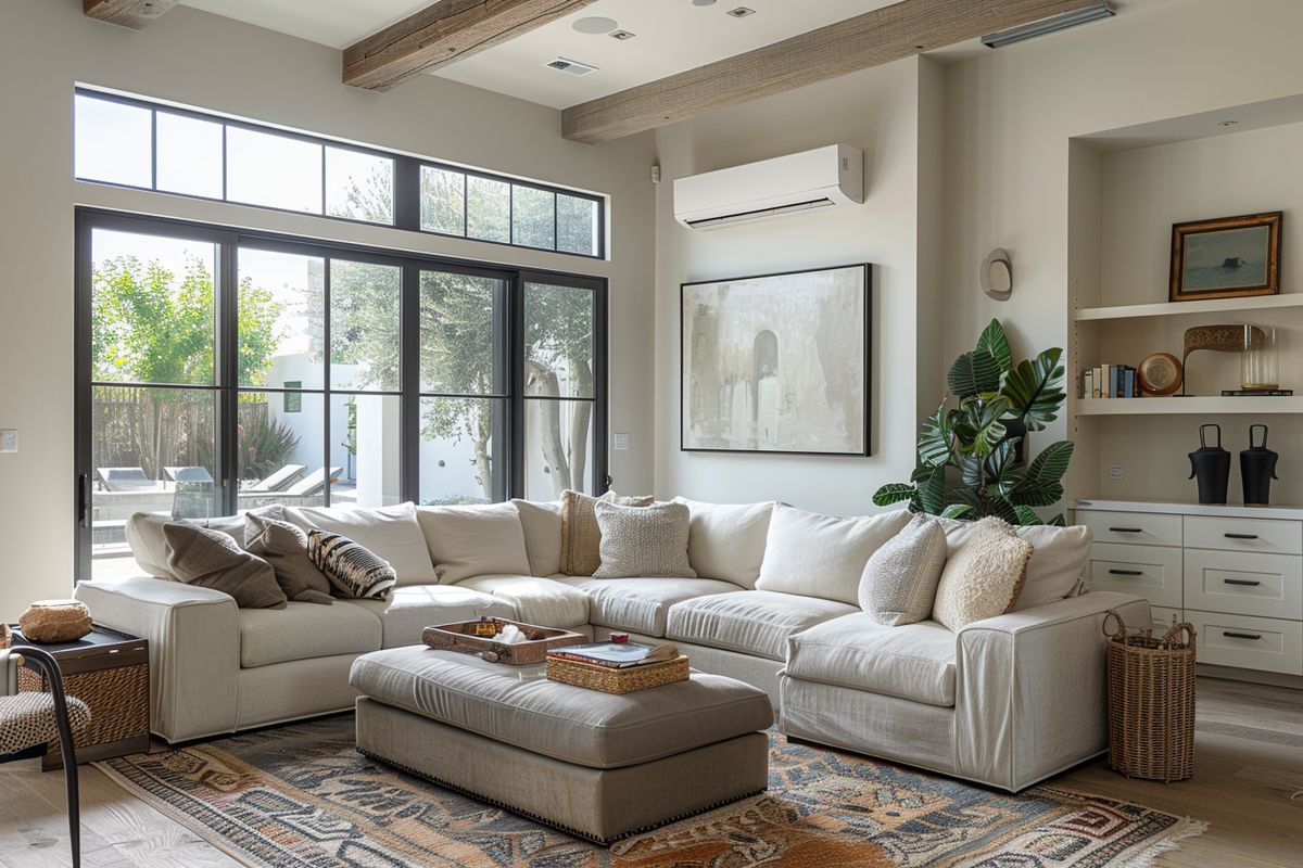 Bright and airy living room in Los Angeles with modern decor.