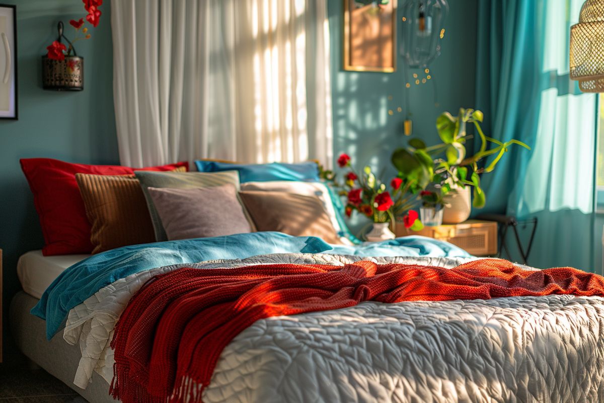 Update your home decor quickly by changing textiles like duvet covers, curtains, or cushions.